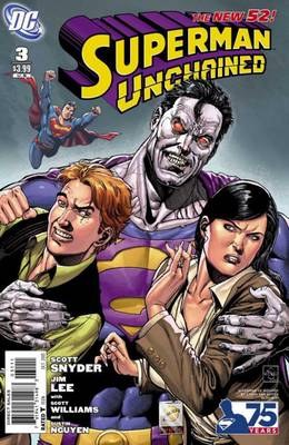 Superman Unchained #3 75th Anniv Var Ed Villain Cvr
