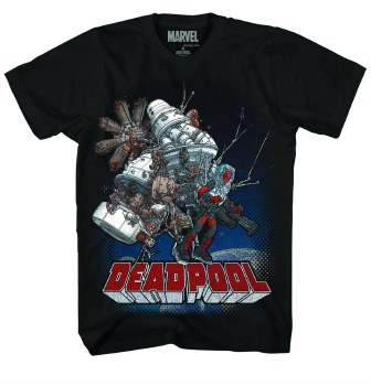 Deadpool Wade Space Px Blk T/S Xl
