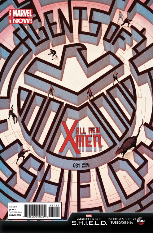 All New X-Men #31 Del Mundo Agents of Shield Var