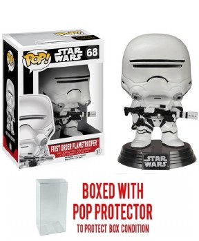 Pop Star Wars E7 First Order Flametrooper  Vinyl Figure (w/ Protector)
