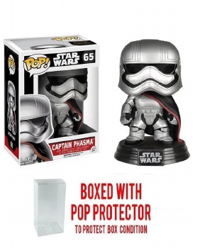 Pop Star Wars E7 Captain Phasma Vinyl Fig (w/ Protector)