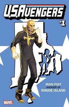 Us Avengers #1 Reis Rhode Island State Var Now