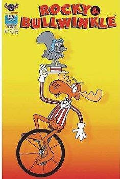 Rocky & Bullwinkle Show #1 3 Copy Incv Retro Animation Cvr