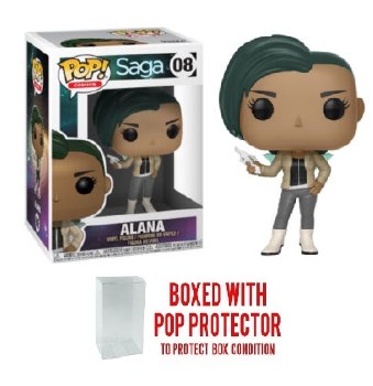 Pop Saga Alana W/Gun Vinyl Figure