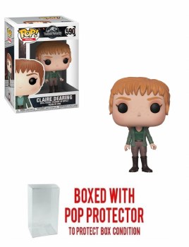Pop Jurassic World 2 Claire Vinyl Fig w/ Pop Protector