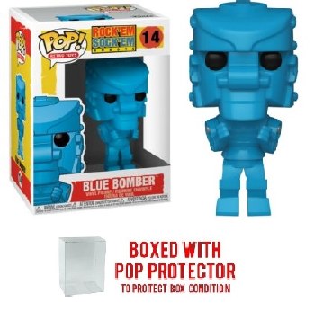 Pop Mattel Rock Em Sock Em Robot Blue Vin Fig