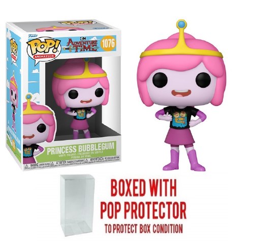 Pop Animation Adventure Time Princess Bubblegum Vinyl Fig w/ Pop Protector
