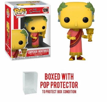Pop Animation Simpsons Emperor Montimus Vin Fig w/ Pop Protector