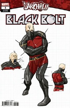 Darkhold Black Bolt #1 Tormey Design Var
