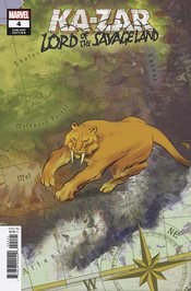 Ka-Zar Lord Savage Land #4 (of 5) Garcia Map Var