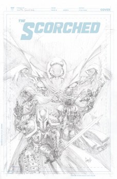 Spawn Scorched #1 Cvr H 50 Copy Incv Capullo Sketch