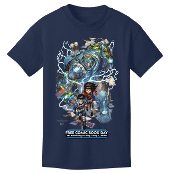 Fcbd 2022 Comm Artist Kirkham Blue T/S Lg (Net)