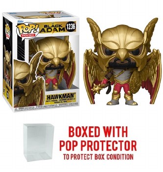 Pop Deluxe Black Adam Hawkman Vin Fig