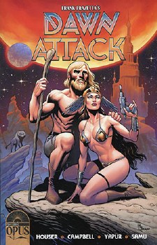 Frank Frazettas Dawn Attack #3 (of 5) Cvr C 5 Copy Incv Sana