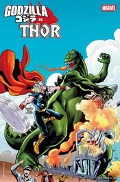 Godzilla Vs Thor #1 Guidry King of Monsters Homage Var