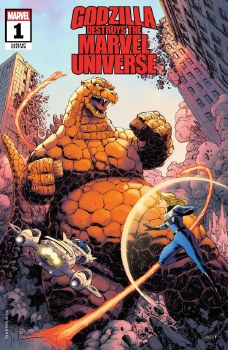 Godzilla Destroys the Marvel Universe #1 Thing-Zilla Var