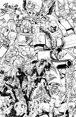 Transformers #33 Cvr G B&W