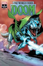 One World Under Doom #8 Larrocca Doomasaur Var