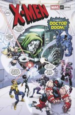 X-Men #27 Nauck Doom Homage Var