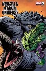Godzilla Destroys the Marvel Universe #4 Davila Var