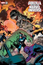Godzilla Destroys the Marvel Universe #5 Pagulayan Var