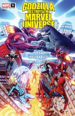Godzilla Destroys the Marvel Universe #5 Cory Smith Var