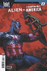 Alien vs Captain America #2 Paratore Var