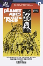 Planet of the Apes Vs Fantastic Four #1 Noto Movie Homage Var
