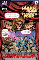 Planet of the Apes vs Fantastic Four #3 Marcus To Var