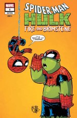 Spider-Man Hulk Fire and Brimstone #1 Skottie Young Var