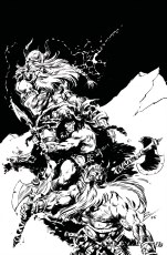 Conan the Barbarian #25 Cvr I De La Torre B&W Var