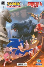 Sonic the Hedgehog x Godzilla #1 Cvr C Ho Kim