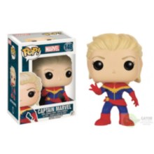 Pop Captain Marvel Unmasked Vinyl Figure Box Damage