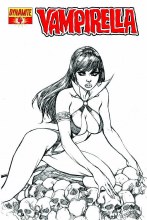 Vampirella #4 15 Copy Garza B&W Incv (Net)