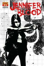 Garth Ennis Jennifer Blood #8 of 10 Copy Bradstreet B&W Incv (N