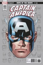 Captain America #695 Mckone Legacy Headshot Var Leg