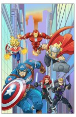 Marvel Action Avengers #8 10 Copy Incv Brizuela (Net) (C: 1-