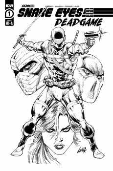 Snake Eyes Deadgame #1 (of 5) Liefeld Ink 10 Copy Var