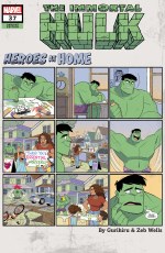 Immortal Hulk #37 Gurihiru Heroes At Home Var