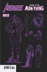 Avengers Curse Man-Thing #1 Carnero Design Var