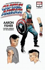 United States Captain America #1 (of 5) Bazaldua Design Var