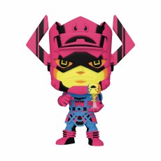 Pop Jumbo Galactus & Silver Surfer Px Black Light 10in Vinyl Figure