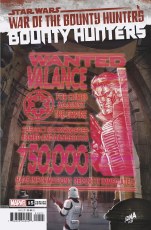 Star Wars Bounty Hunters #15 Wanted Poster Var Wobh