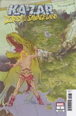 Ka-Zar Lord Savage Land #1 (of 5) Garcia Map Var