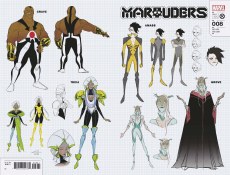 Marauders #8 10 Copy Carlini New Character Wraparound Design Var