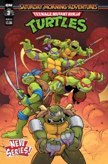 Tmnt Saturday Morning Adv Continued #3 Cvr A Lattie