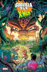 Godzilla Vs X-Men #1 Nick Bradshaw Monster Homage Var