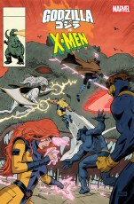Godzilla Vs X-Men #1 Godzilla King of Monsters Homage Var
