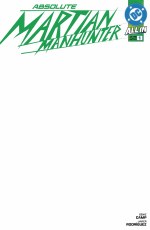Absolute Martian Manhunter #1 (of 6) Cvr H Blank Csv