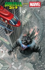 Godzilla Destroys the Marvel Universe #1  E J Su Fan Fav Var